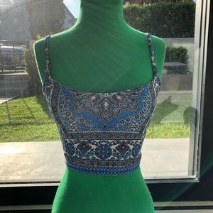 Paisley topshop tank